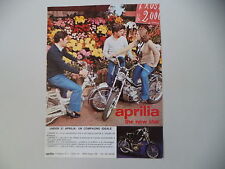 advertising Pubblicità 1976 CICLOMOTORE APRILIA UNDER 21 50