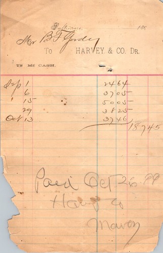 1889 harvey co - &, baltimora