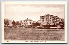 Cartolina Essex County Hospital Verona New Jersey Essex Mountain Sanatorio