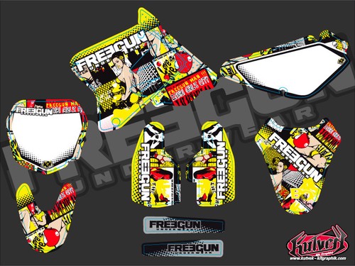 Kit deco moto cross freegun - deco,