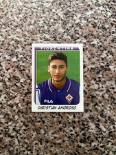 AMOROSO FIORENTINA N.90 album CALCIATORI PANINI 2000 ORIGINALE NUOVA CON VELINA