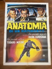 R,MANIFESTO poster,Anatomia di un rapimento Tengoku to jigoku Kurosawa MIFUNE 66