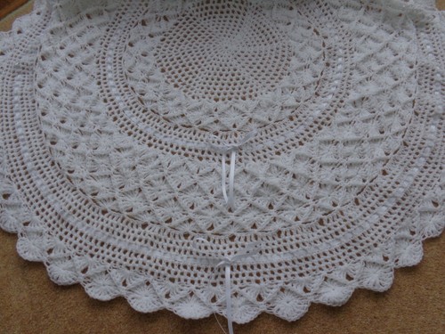 New white handmade crochet - white,