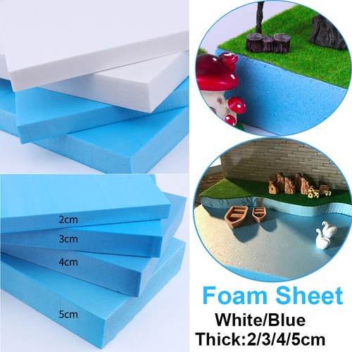 Foglio schiuma blu bianco - foglio, blu/bianco