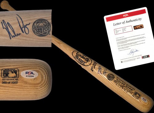 Nolan ryan firmato bat - firmato, houston