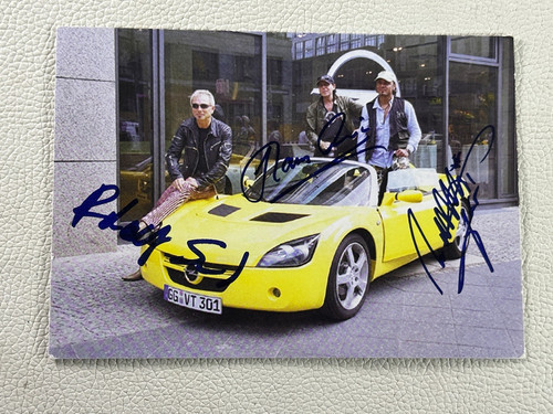 Autografi originali scorpions - autografi,