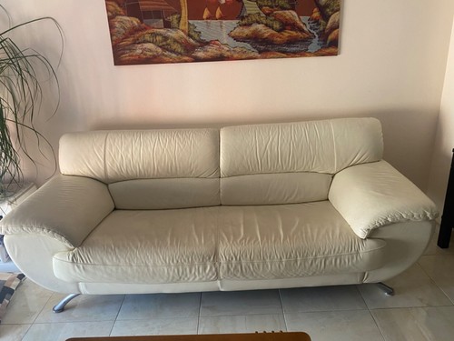 Divano pelle posti usato - ,