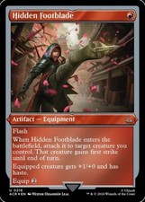 Mtg hidden footblade - hidden, foil