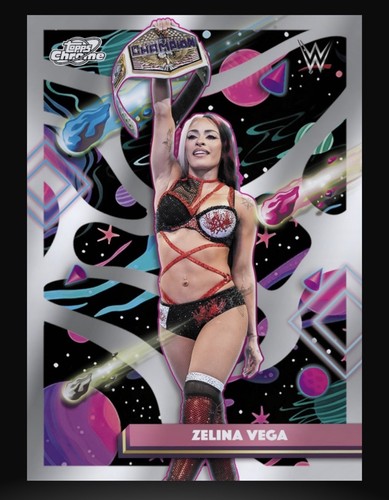 Wwe topps cosmic chrome - cosmic, base