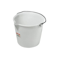 SECCHIO ALIMENTARE C/BECCO 17 L BIANCO (10,0 PZ)