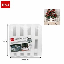 x Staccionata In Legno Bianco