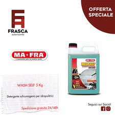 Mafra Detergente Schiumogeno 5 Litri Wash Self Auto Moto Per Idropulitrice