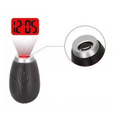 DIGITALE DA PARETE SOFFITTO LED LUCE PROIETTABILE PORTACHIAVI OROLOGIO LCD xd