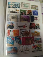 Collezione Stock Francobolli Con Raccoglitore