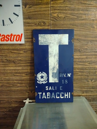 Insegna tabella smaltata - smaltata, sali