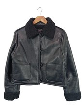ZARA Giacca in ecopelle Donna
