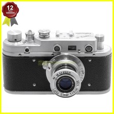 Fed 2 Fotocamera a telemetro M39 con Elmar 5cm. f3,5. Replica Leica Luftwaffe.