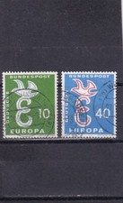 Germania Repubblica Federale Europa 1958 Mi 295-96 o