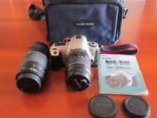 FOTOCAMERA REFLEX CANON EOS 300 REBEL 2000 OBIETTIVI 28/80mm & 75/300mm OTTIMA!