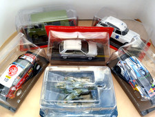 DIE CAST SCALE MISTE -  LOTTO 6 MODELLINI CON DIFETTI E ROTTURE