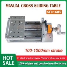 Vite a sfera 16" manuale CNC tavola scorrevole 400 mm stadio lineare SFU1605 X asse Y Z