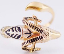 Raro antique Vittoriano Anello