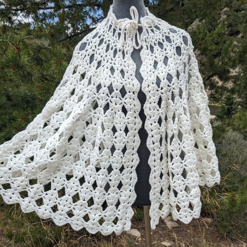 Poncho vintage fatto - , a