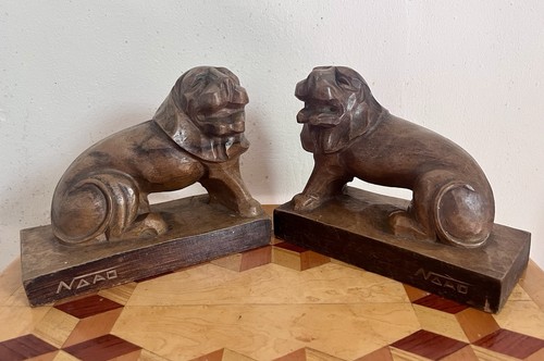 Coppia statuine fermalibri