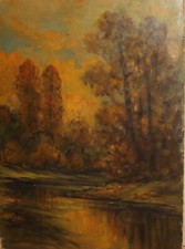 Dipinto a olio vintage