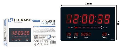 Orologio digitale parete - digitale, da