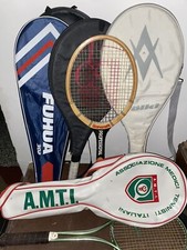racket racquet racchette da tennis badminton usate vintage