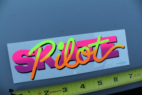 Adesivo skate pilot surf - pilot,