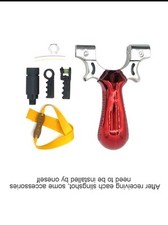 Fionda Laser da tiro professionale con livella caccia pesca sport Rosso 2 Elasti