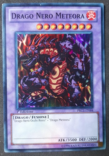 Drago nero meteora super rara - drago,