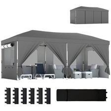 Outsunny gazebo pieghevole con - gazebo,