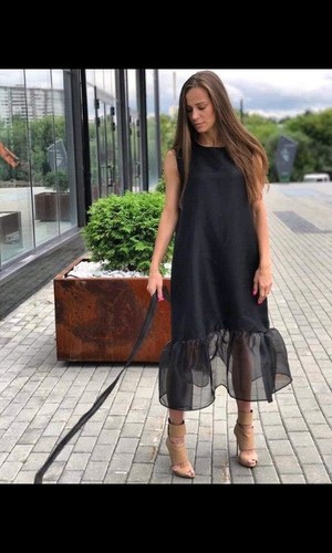 Donna nero trasparente - nero,