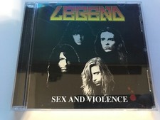 LEGEND  sex and violence CD