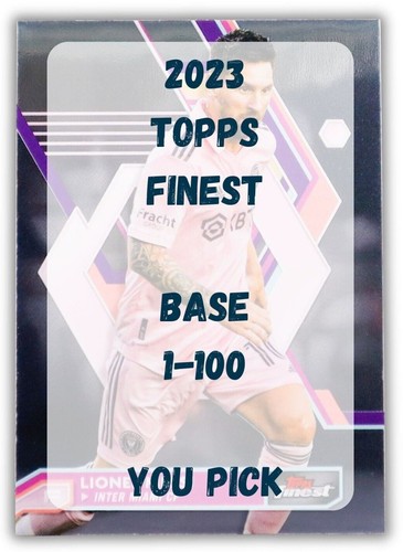Topps finest mls - topps, base