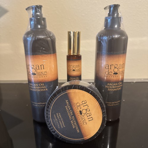 Argan deluxe hair care set - care,