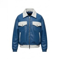 Giubbotto Bomber Uomo Blu