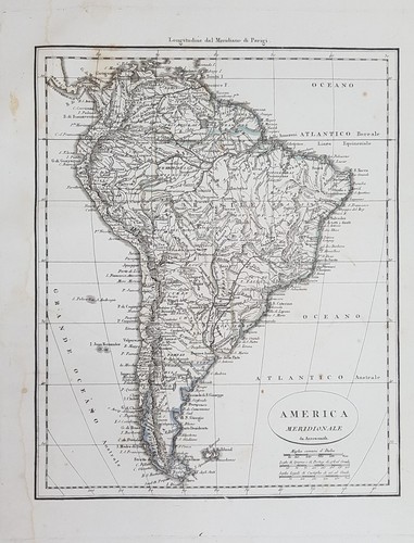 Mappa america meridionale - meridionale, john