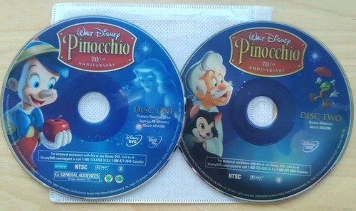 Pinocchio walt disney dvd - pinocchio, disney,