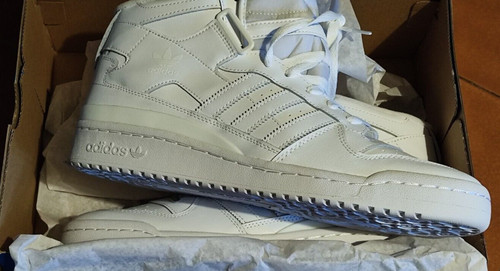 Adidas forum mid - all, white