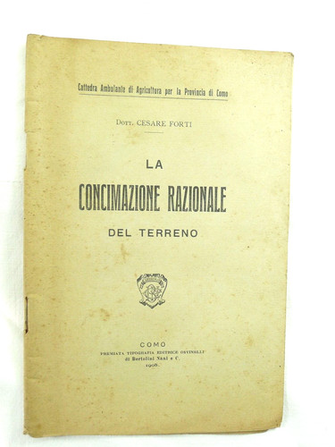 Libro vecchio agraria 1908 - agraria,