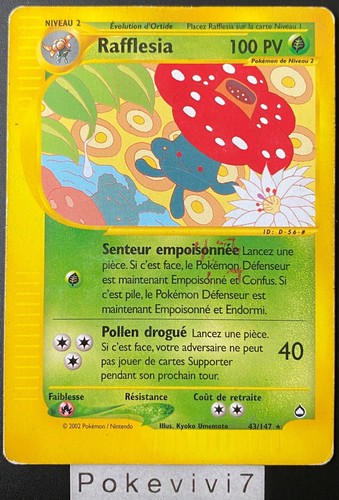 Carte pokémon rafflesia - carte,