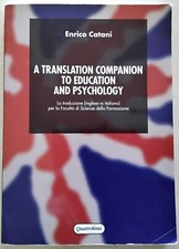 Enrico Catani, A translation companion to education and psychology, Traduzione 