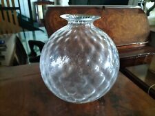 Vaso in vetro di Murano firmato NASON balloton trasparente