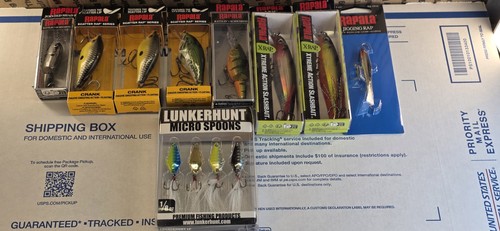 Lotto esche pesca rapala - lotto,