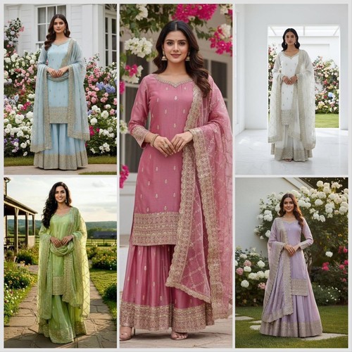 Sharara plazoo suit abito - suit,
