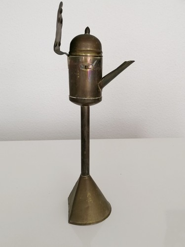 Antica lampada olio - antica, a